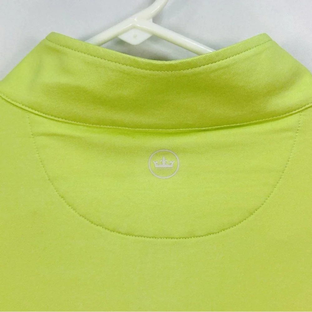 Peter Millar Lime Green Quarter-Zip Top large NWT - Picture 10 of 11